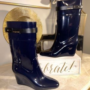 Sergio Rossi Wedged Rain Boot ☔️